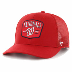 Washington Nationals '47 Squad Trucker Adjustable Hat - Red - 47 brand Discount