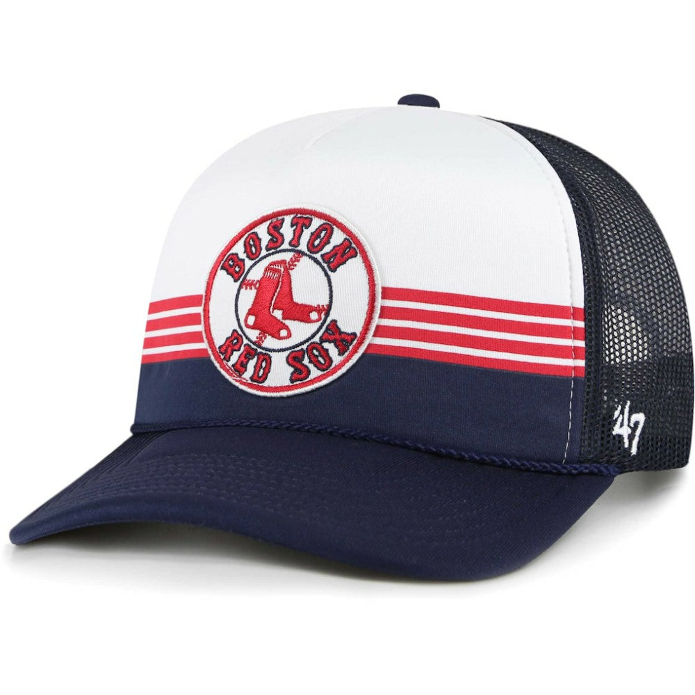 Boston Red Sox '47 Lift Off Foam Front Mesh Trucker Adjustable Hat - Navy - 47 brand Sale