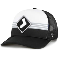 Chicago White Sox '47 Lift Off Foam Front Mesh Trucker Adjustable Hat - Black - 47 brand on Sale
