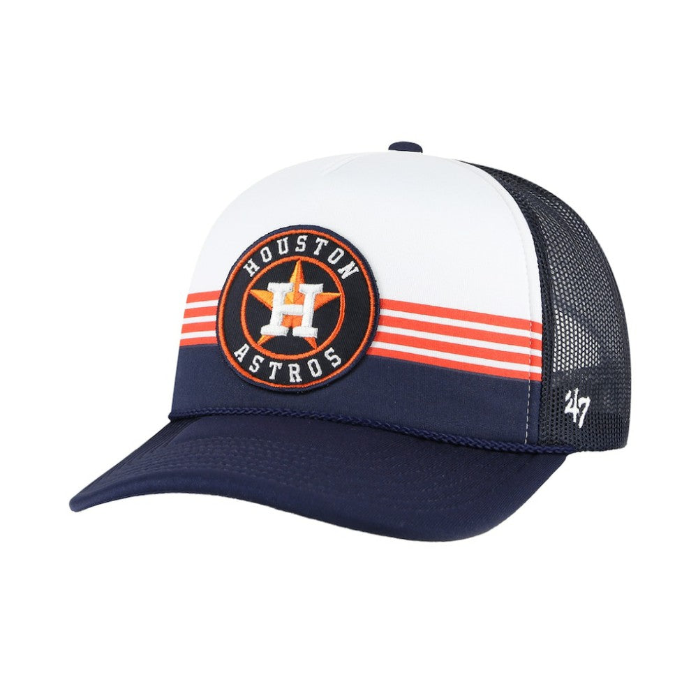 Houston Astros '47 Lift Off Foam Front Mesh Trucker Adjustable Hat - Navy - 47 brand Sale