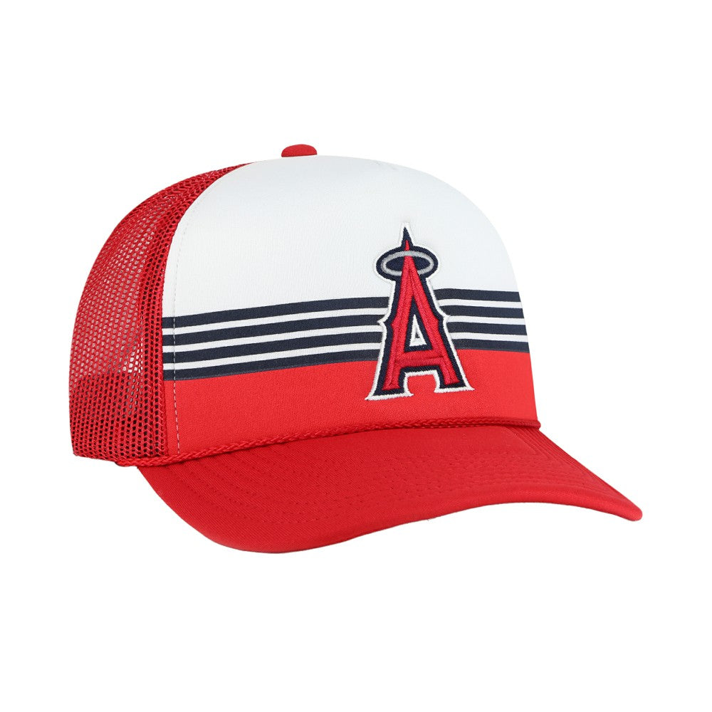 Los Angeles Angels '47 Lift Off Foam Front Mesh Trucker Adjustable Hat - Red - 47 brand Discount