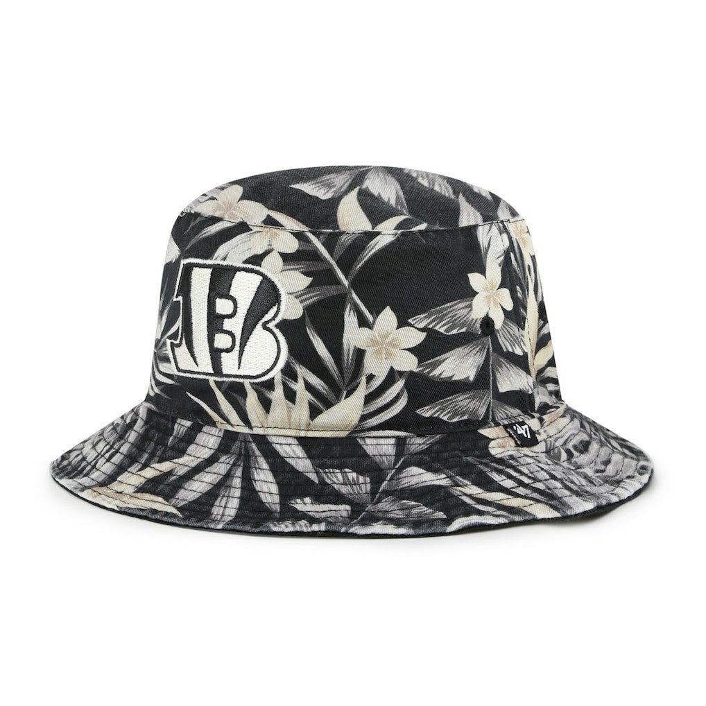 47 brand Cincinnati Bengals '47 Tropicalia Bucket Hat Black
