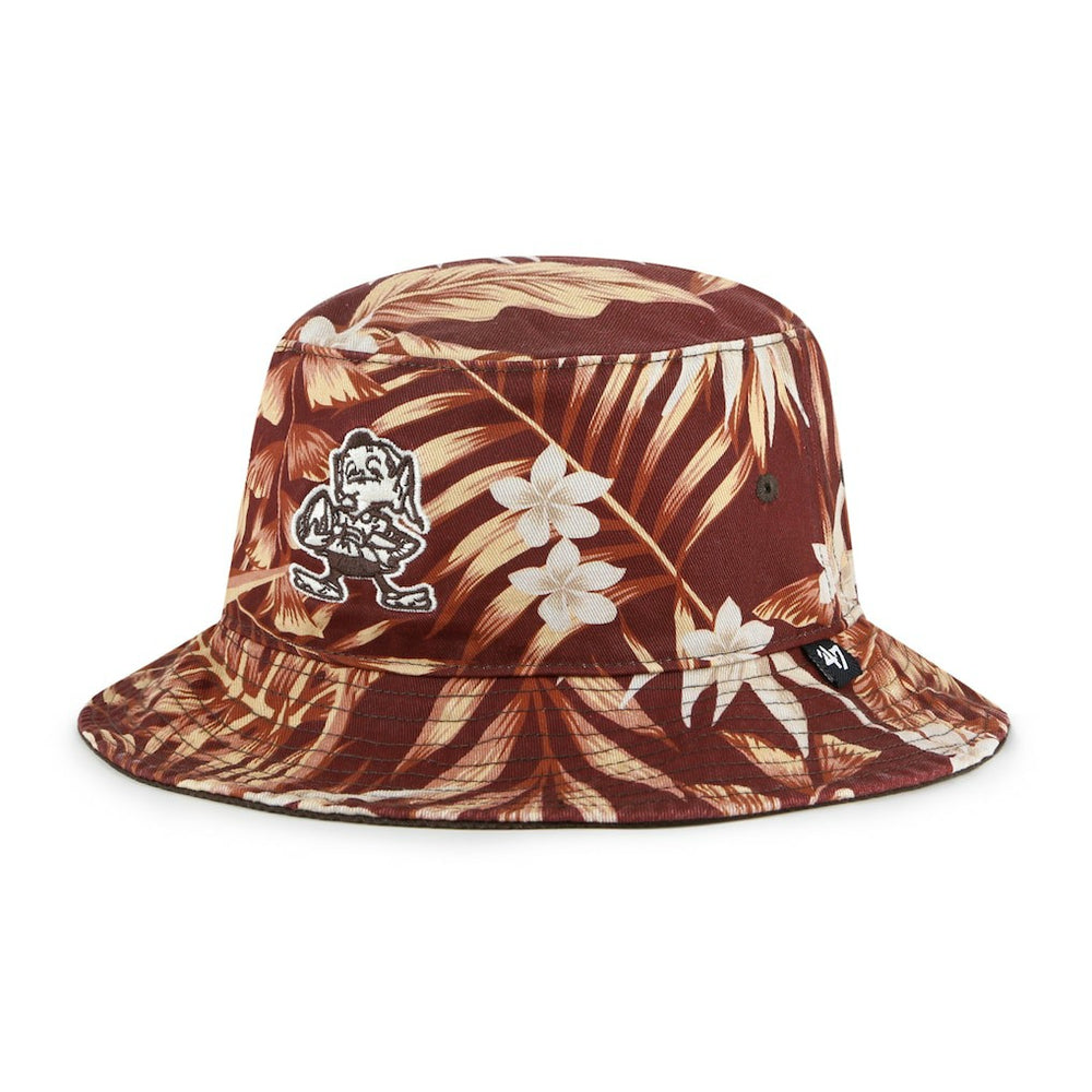 47 brand Cleveland Browns '47 Tropicalia Bucket Hat Brown