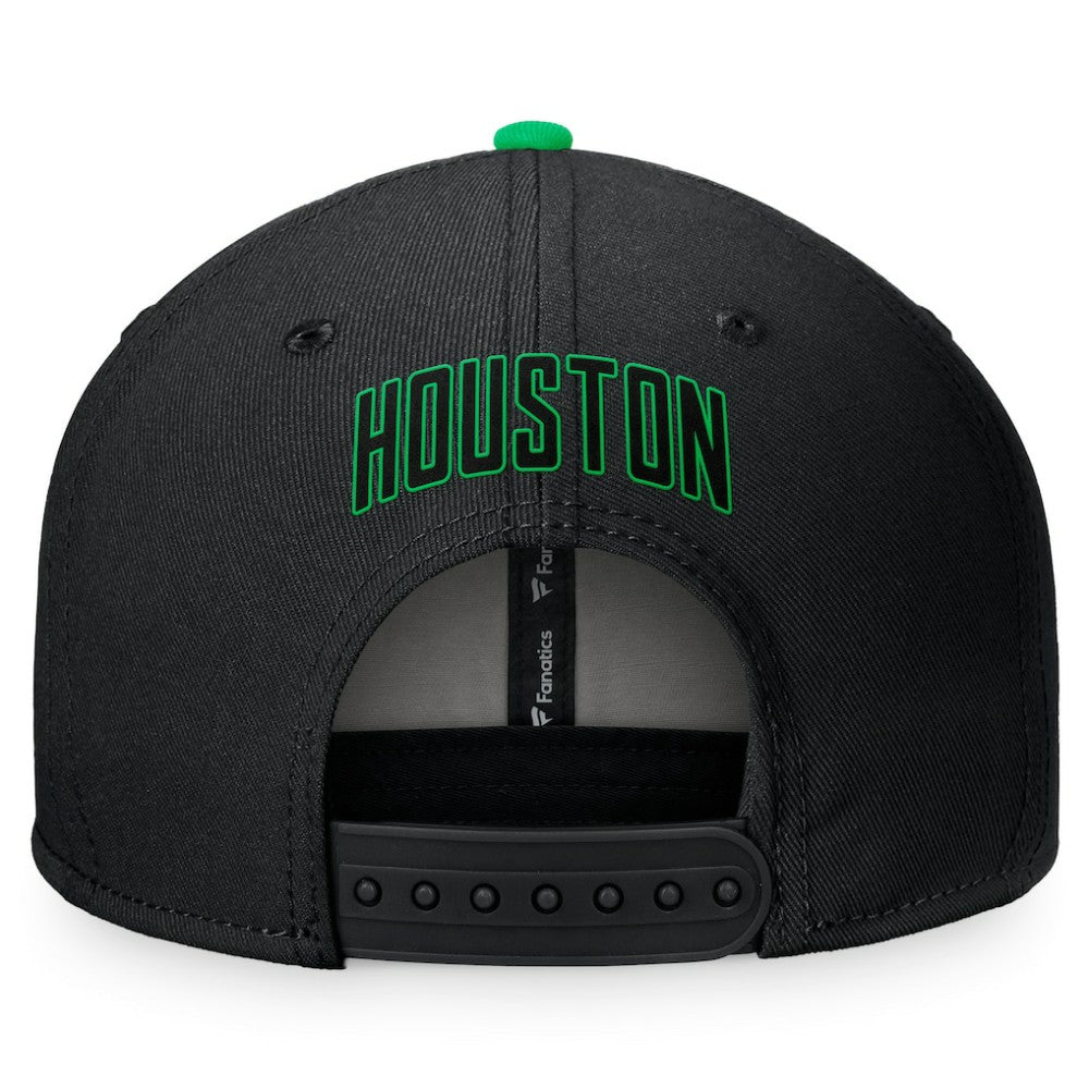 Houston Astros Fanatics Lucky Snapback Hat - Black/Kelly Green - Fanatics Lifestyle