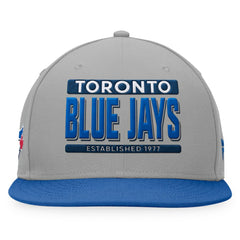 Toronto Blue Jays Fanatics Line Drive Two-Tone Snapback Hat - Gray/Royal - Fanatics on Sale