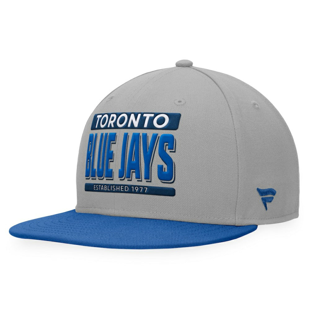 Toronto Blue Jays Fanatics Line Drive Two-Tone Snapback Hat - Gray/Royal - Fanatics on Sale