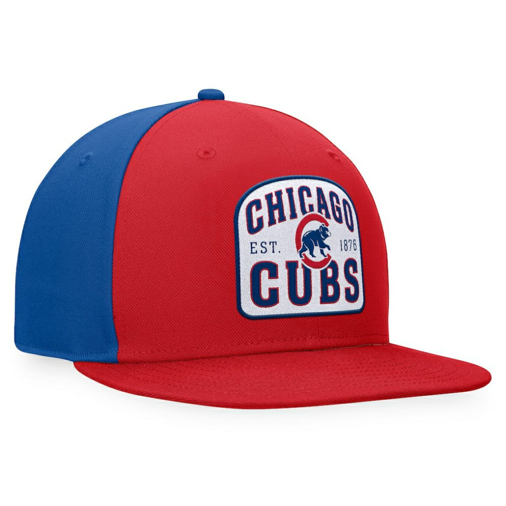 Chicago Cubs Fanatics Cycle Snapback Hat - Red/Royal - Fanatics Discount