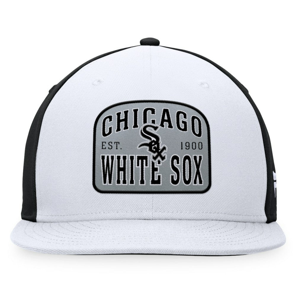 Chicago White Sox Fanatics Cycle Snapback Hat - White/Black - Fanatics Online