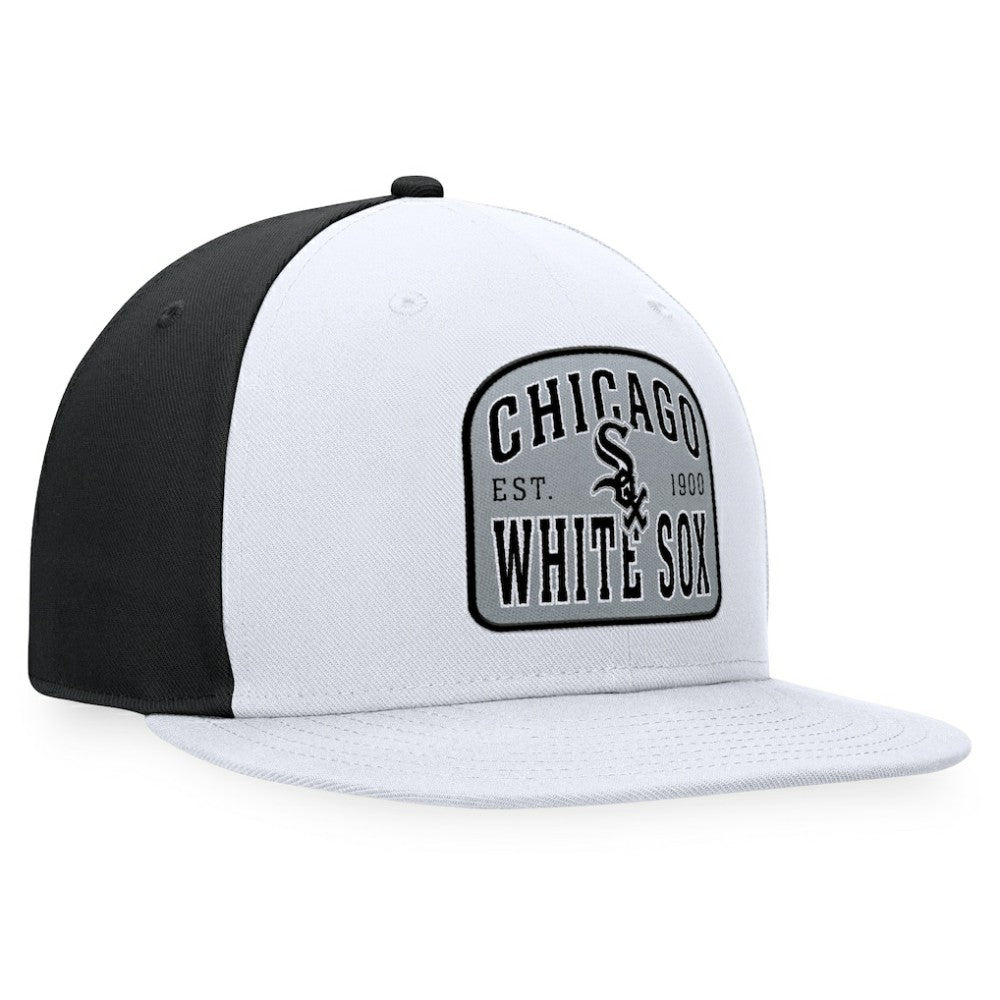 Chicago White Sox Fanatics Cycle Snapback Hat - White/Black - Fanatics Online