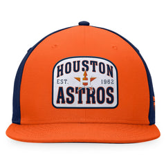 Houston Astros Fanatics Cycle Snapback Hat - Orange/Navy - Fanatics on Sale