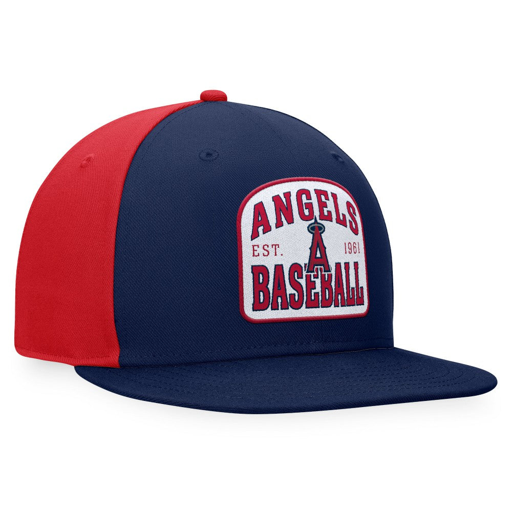Los Angeles Angels Fanatics Cycle Snapback Hat - Navy/Red - Fanatics on Sale