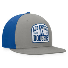 Los Angeles Dodgers Fanatics Cycle Snapback Hat - Gray/Royal - Fanatics Online
