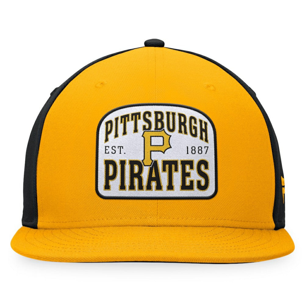 Pittsburgh Pirates Fanatics Cycle Snapback Hat - Gold/Black - Fanatics on Sale