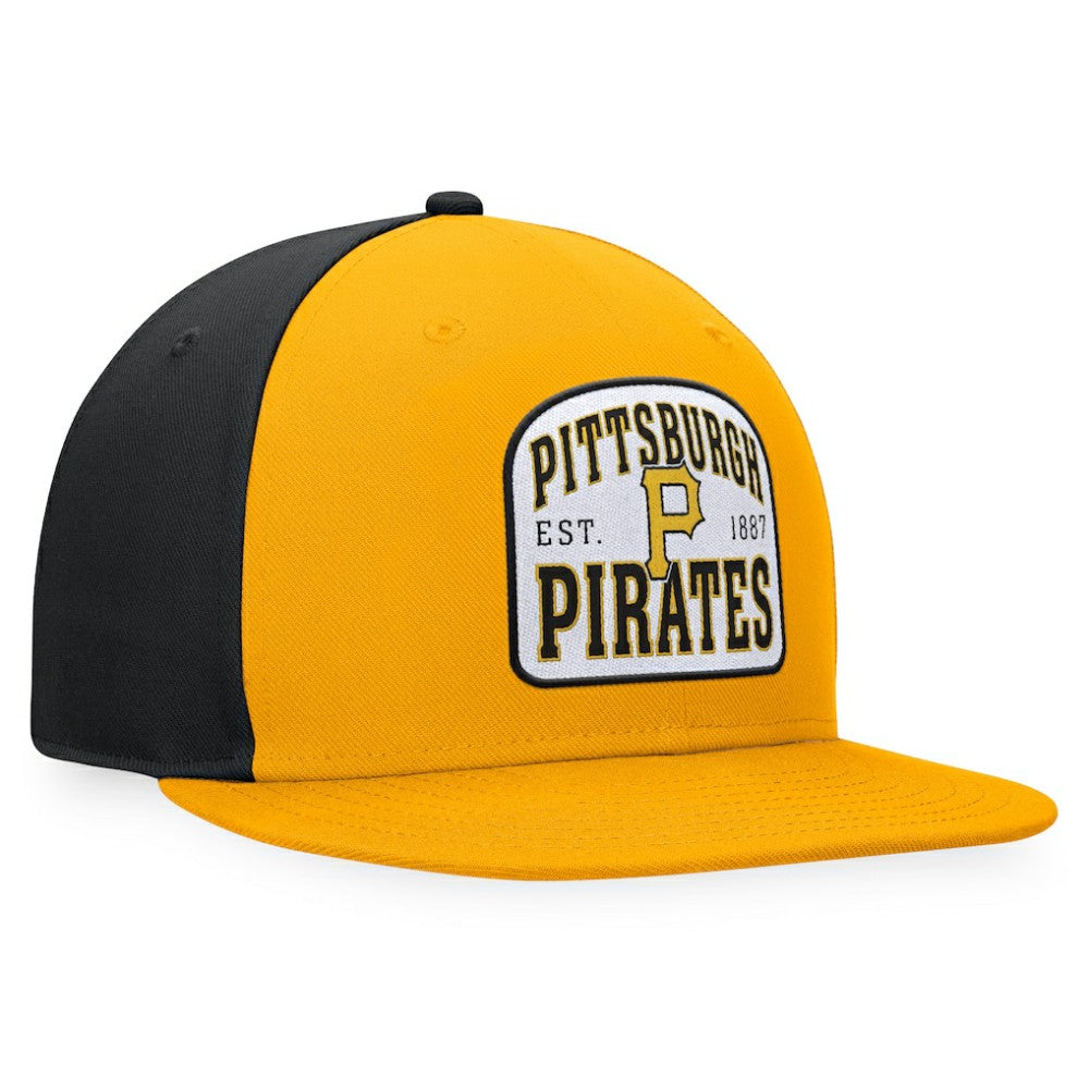 Pittsburgh Pirates Fanatics Cycle Snapback Hat - Gold/Black - Fanatics on Sale
