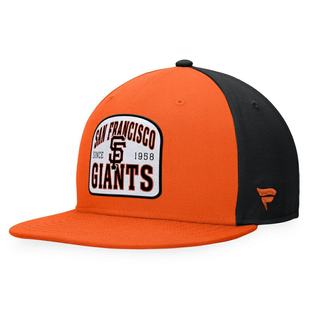 San Francisco Giants Fanatics Cycle Snapback Hat - Orange/Black - Fanatics Lifestyle