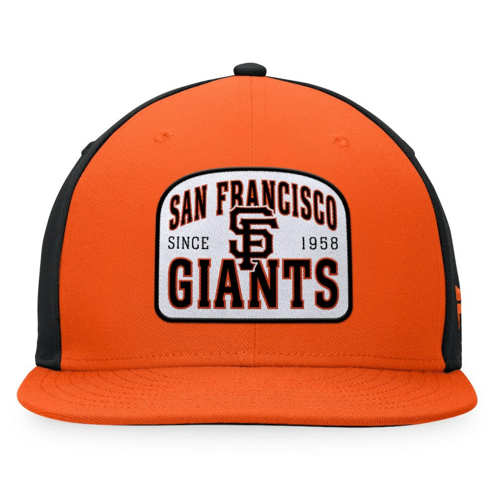 San Francisco Giants Fanatics Cycle Snapback Hat - Orange/Black - Fanatics Lifestyle