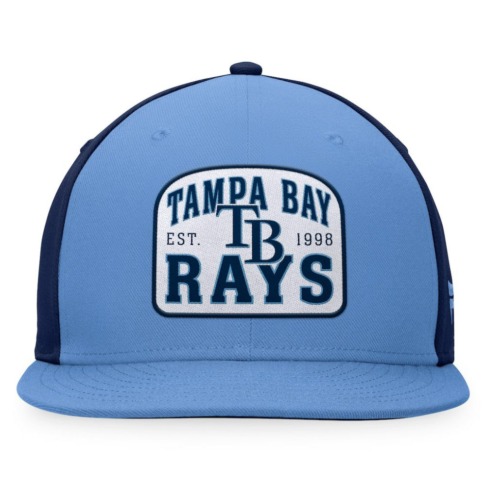 Tampa Bay Rays Fanatics Cycle Snapback Hat - Light Blue/Navy - Fanatics Sale