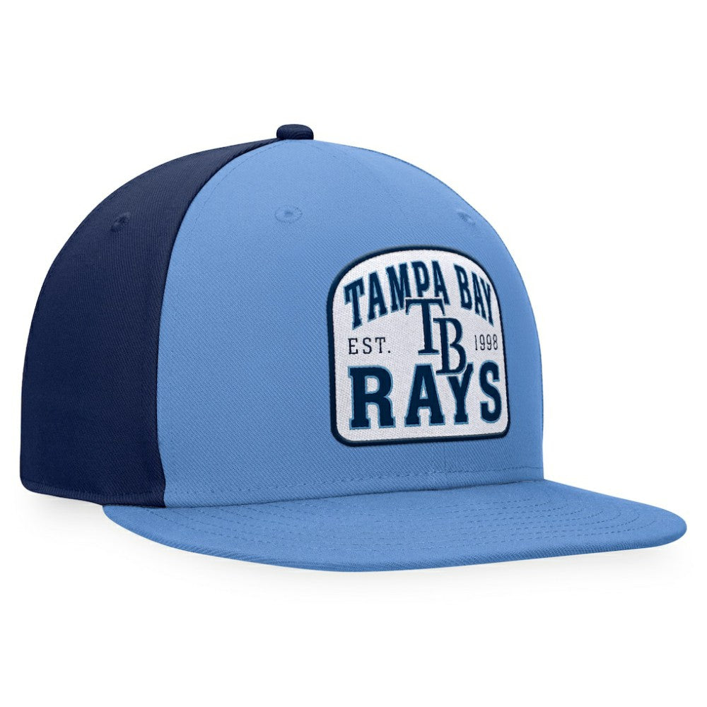 Tampa Bay Rays Fanatics Cycle Snapback Hat - Light Blue/Navy - Fanatics Sale