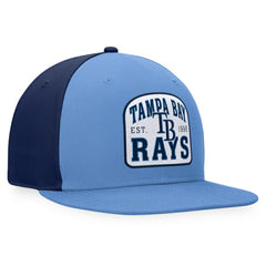 Tampa Bay Rays Fanatics Cycle Snapback Hat - Light Blue/Navy - Fanatics Sale