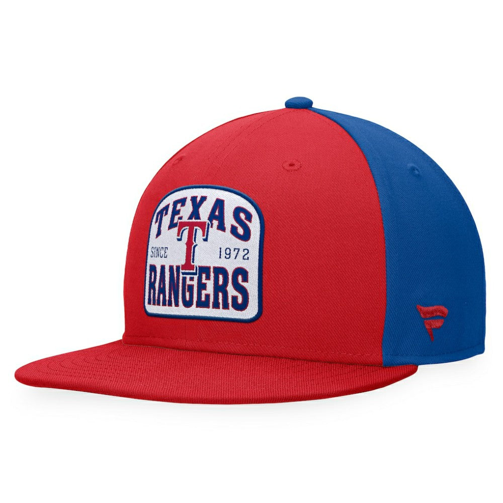 Texas Rangers Fanatics Cycle Snapback Hat - Red/Royal - Fanatics on Sale