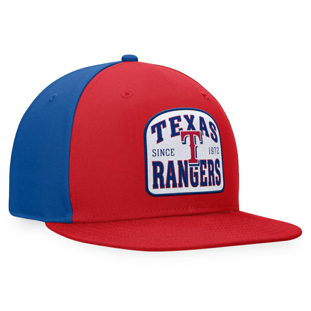 Texas Rangers Fanatics Cycle Snapback Hat - Red/Royal - Fanatics on Sale