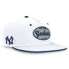New York Yankees Fanatics Cooperstown Collection Iron Golfer Snapback Hat - White - Fanatics Sale