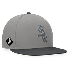 Chicago White Sox Fanatics Ace Snapback Hat - Gray/Charcoal - Fanatics Sale