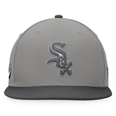 Chicago White Sox Fanatics Ace Snapback Hat - Gray/Charcoal - Fanatics Sale