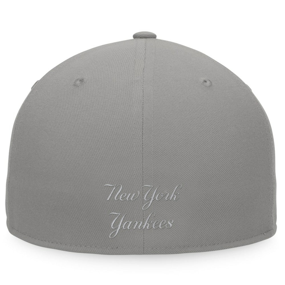 New York Yankees Fanatics Dugout Fitted Hat - Gray - Fanatics on Sale