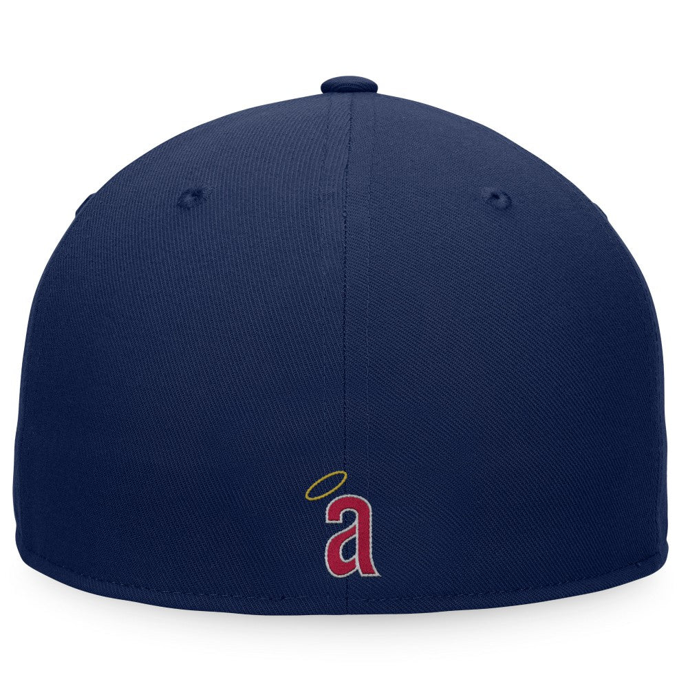 Los Angeles Angels Fanatics Cooperstown Collection Hurler Fitted Hat - Navy - Fanatics Online