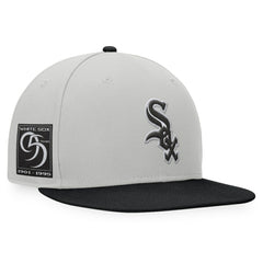 Chicago White Sox Fanatics Glory Days Two-Tone Snapback Hat - Gray/Black - Fanatics on Sale