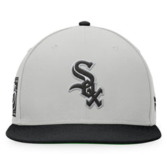 Chicago White Sox Fanatics Glory Days Two-Tone Snapback Hat - Gray/Black - Fanatics on Sale