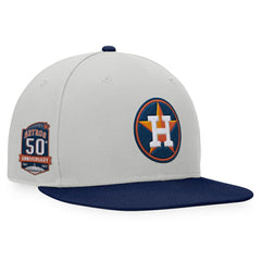 Houston Astros Fanatics Glory Days Two-Tone Snapback Hat - Gray/Navy - Fanatics Lifestyle