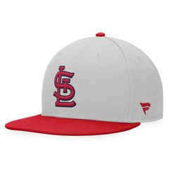 St. Louis Cardinals Fanatics Glory Days Two-Tone Snapback Hat - Gray/Red - Fanatics on Sale