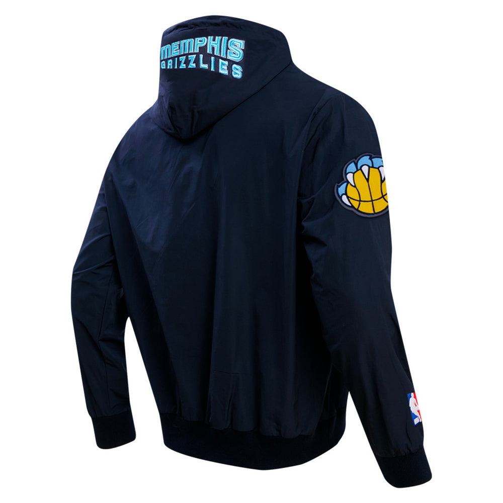 Memphis Grizzlies Pro Standard Hybrid Full-Zip Hoodie Navy