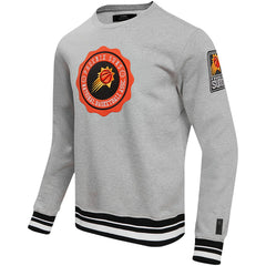 Phoenix Suns Pro Standard Crest Emblem Pullover Sweatshirt Heather Gray