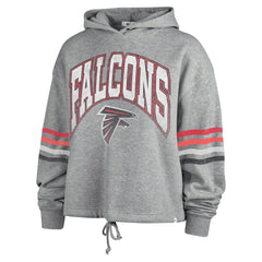 47 brand Atlanta Falcons '47 Women's Upland Bennett Pullover Hoodie Heather Gray