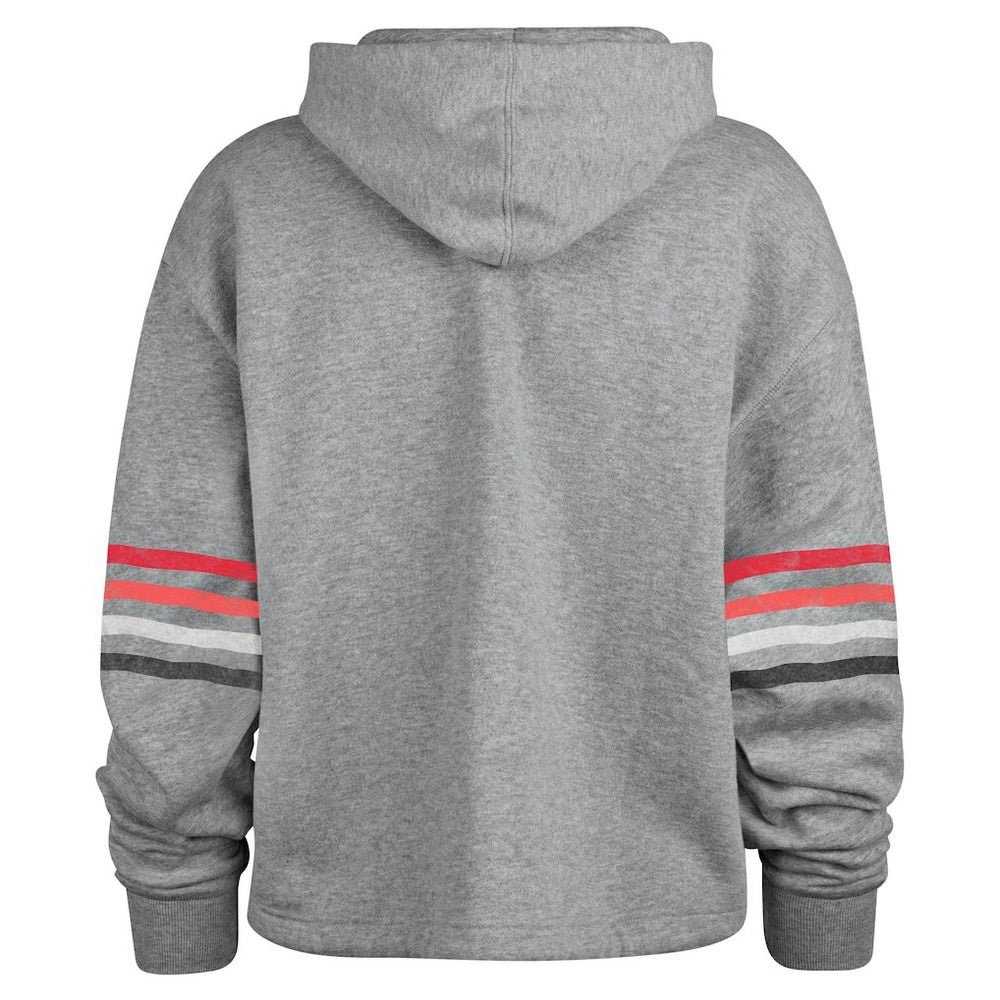 47 brand Atlanta Falcons '47 Women's Upland Bennett Pullover Hoodie Heather Gray