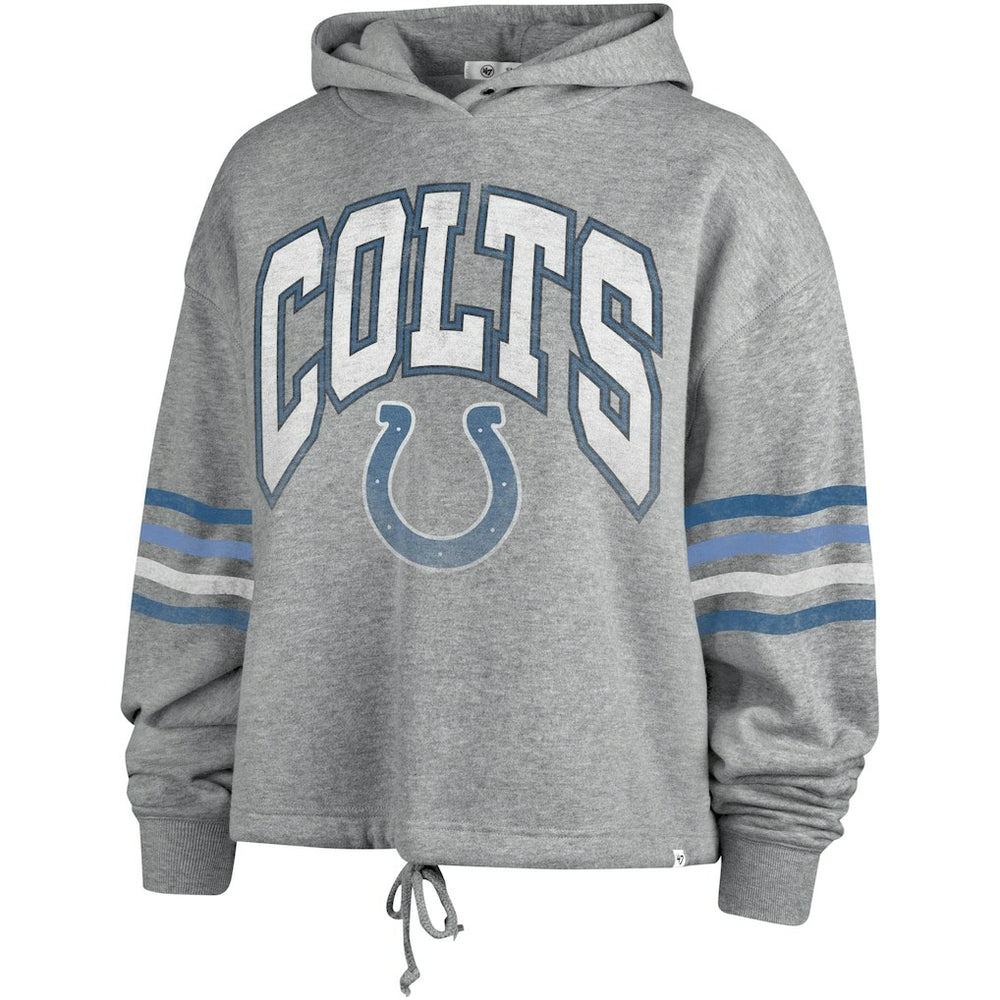 47 brand Indianapolis Colts '47 Women's Upland Bennett Pullover Hoodie Heather Gray