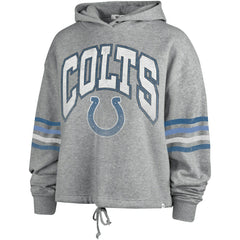 47 brand Indianapolis Colts '47 Women's Upland Bennett Pullover Hoodie Heather Gray