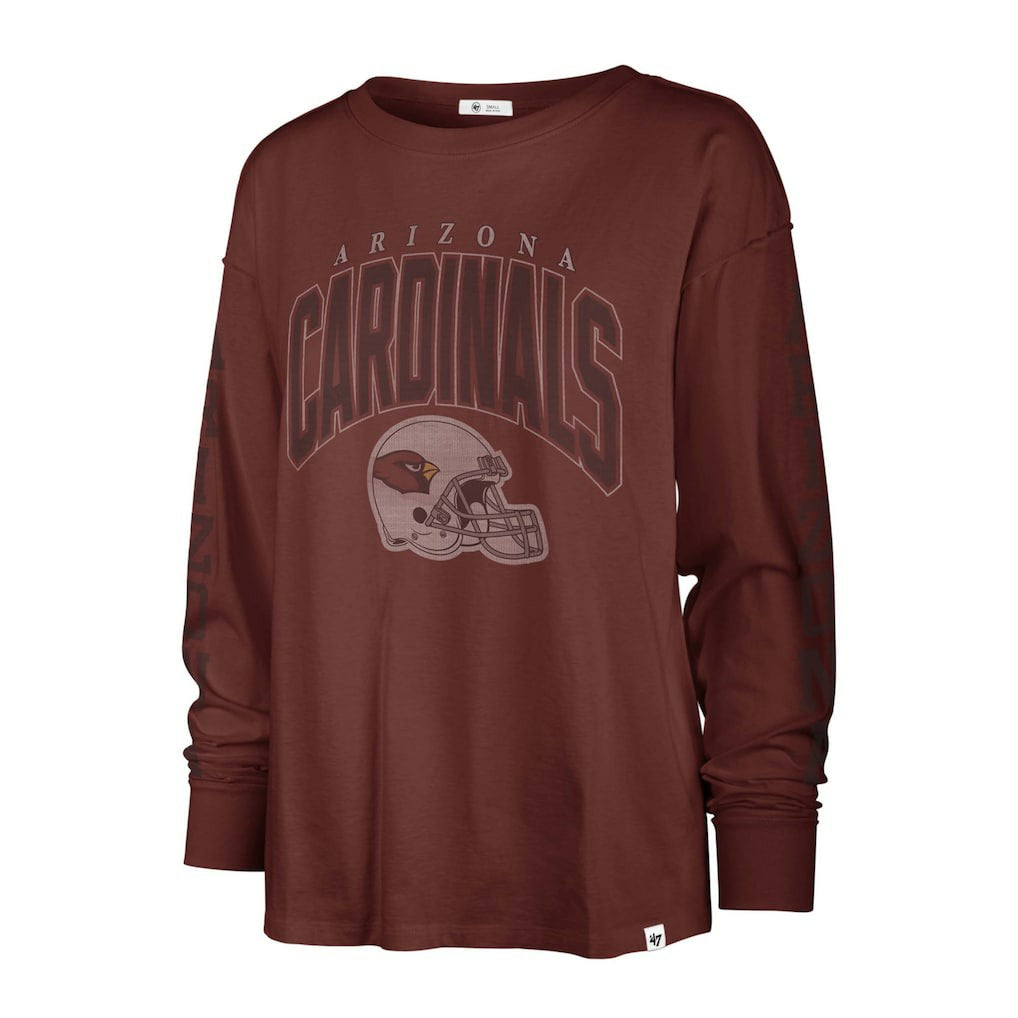 47 brand Arizona Cardinals '47 Women's Tom Cat Lightweight Long Sleeve T-Shirt Cardinal
