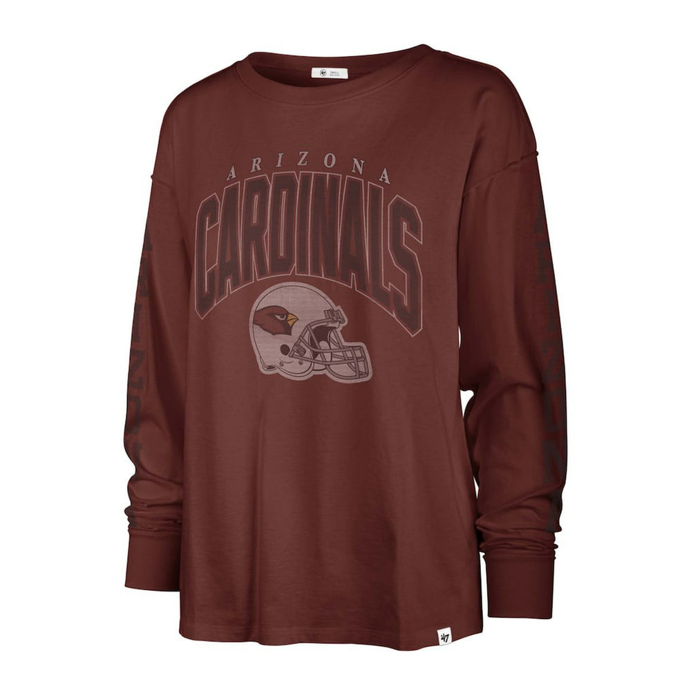 47 brand Arizona Cardinals '47 Women's Tom Cat Lightweight Long Sleeve T-Shirt Cardinal