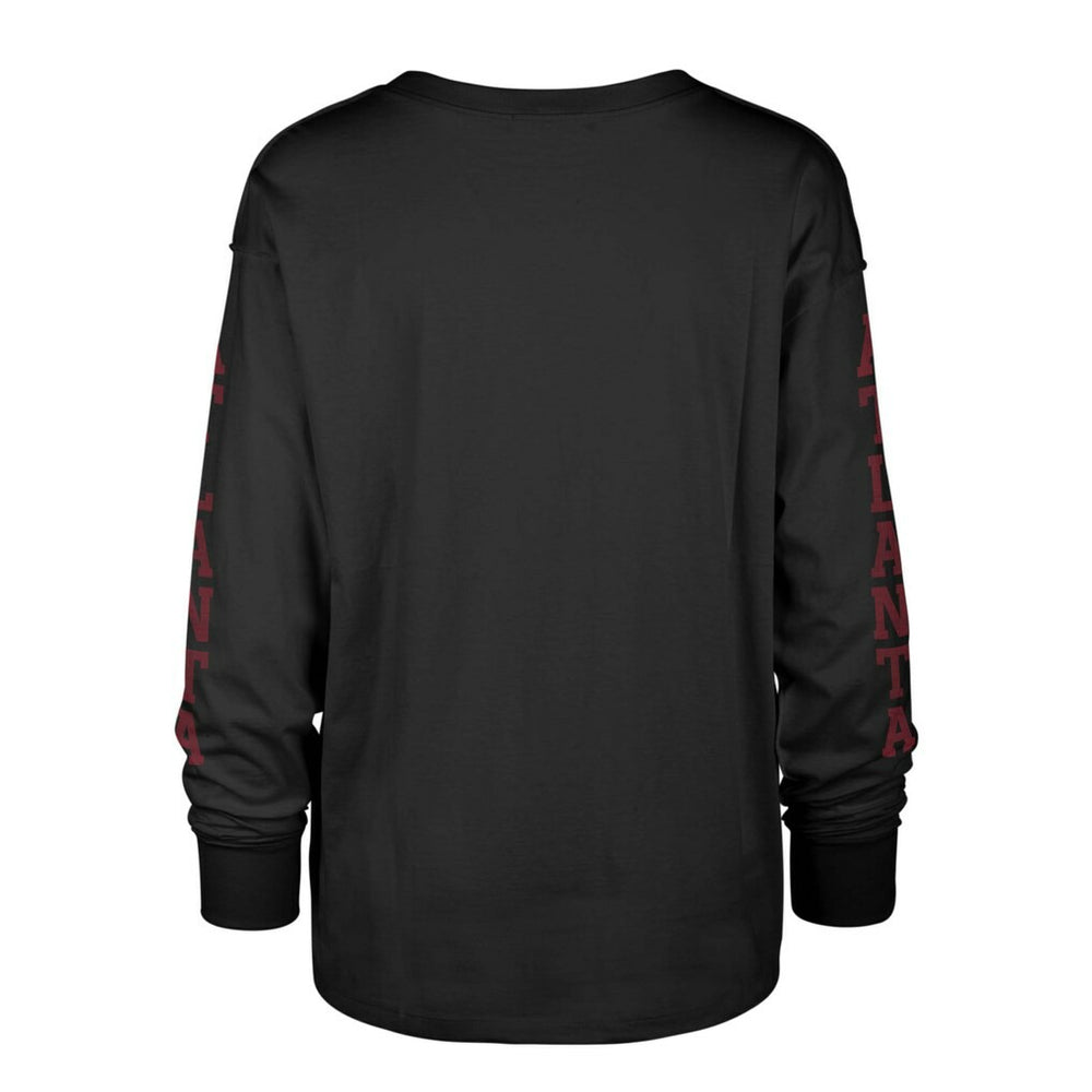 47 brand Atlanta Falcons '47 Women's Tom Cat Lightweight Long Sleeve T-Shirt Black