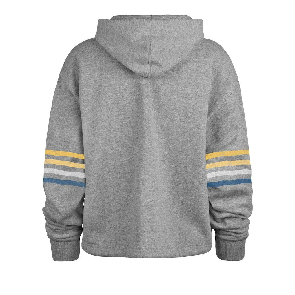47 brand Los Angeles Rams '47 Women's Upland Bennett Pullover Hoodie Heather Gray