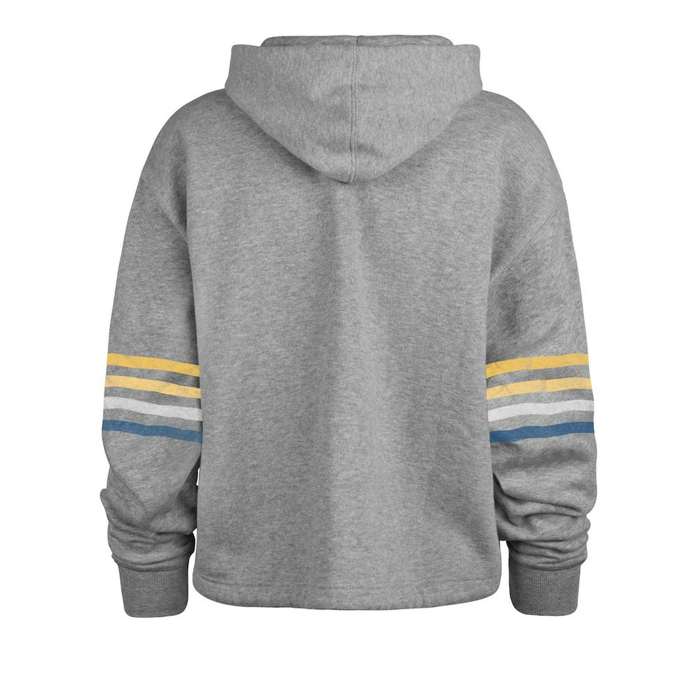 47 brand Los Angeles Rams '47 Women's Upland Bennett Pullover Hoodie Heather Gray