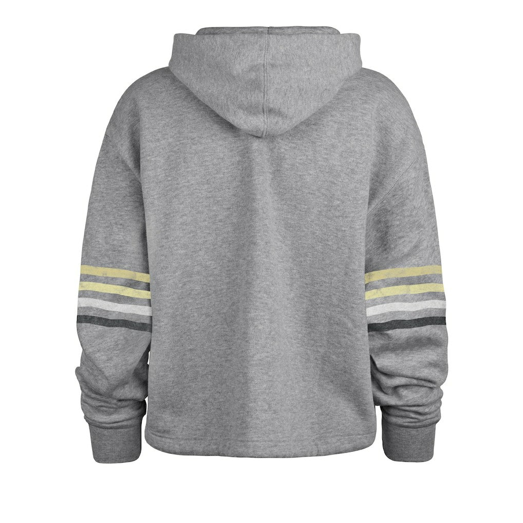 47 brand New Orleans Saints '47 Women's Upland Bennett Pullover Hoodie Heather Gray