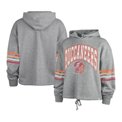 47 brand Tampa Bay Buccaneers '47 Women's Upland Bennett Pullover Hoodie Heather Gray