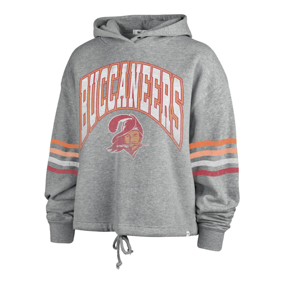 47 brand Tampa Bay Buccaneers '47 Women's Upland Bennett Pullover Hoodie Heather Gray