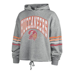 47 brand Tampa Bay Buccaneers '47 Women's Upland Bennett Pullover Hoodie Heather Gray