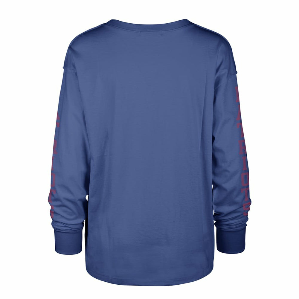 47 brand New England Patriots '47 Women's Tom Cat Lightweight Long Sleeve T-Shirt Royal
